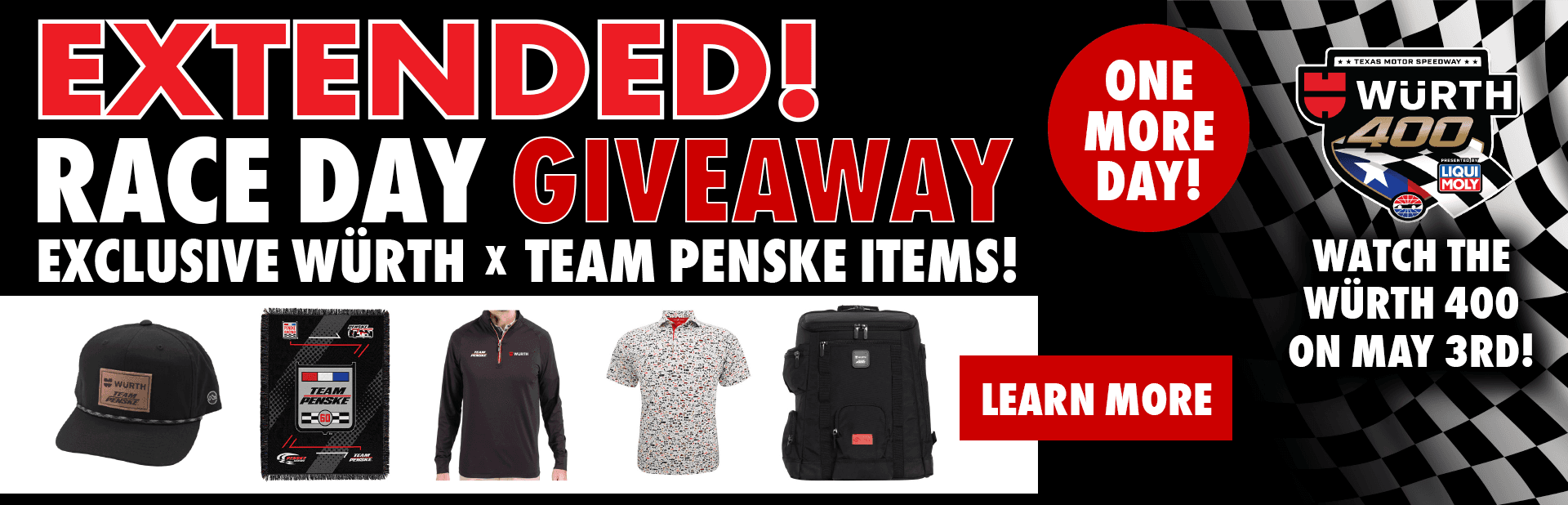 Race-Day Giveaway - Now Extended Thru Today!