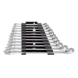Chrome-vanadium Steel Wrench Set with Polished Heads and 15A? Angle