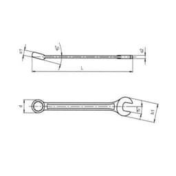Zebra Powerdriv Metric Combination Wrench (Short Type) :: Image 20