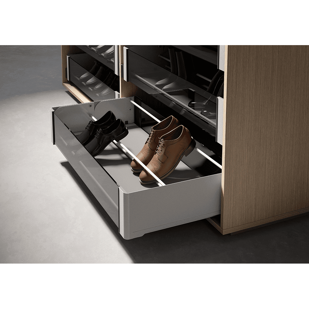 17" x 1" x 1-1/2" Conero Shoe Fence, Champagne, 20/Box Alt 1 - Image