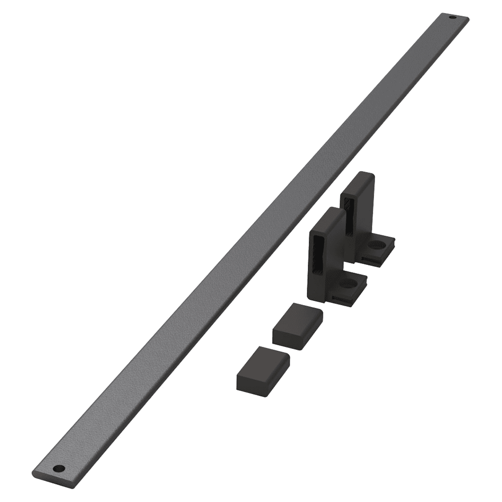 24" x 19" Conero Leather Mat with Edge, Paloma Gray Buffalo, 5/Box Main - Image