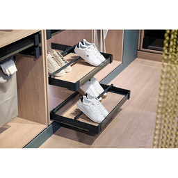 17" x 1" x 1-1/2" Conero Shoe Fence, Powder Black, 20/Box Alt 2 - Image