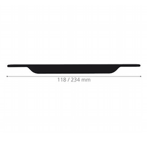 2-1/2" 2Z045 Series Cabinet Tab Pull, Matte Gold Alt 2 - Image