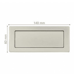 5" 2Z075 Series Cabinet Covered Flush Pull, Satin Nickel Alt 1 - Image