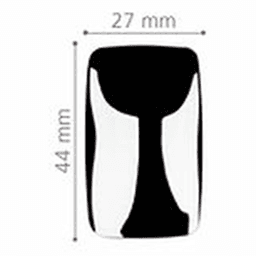 5/8" 2Z198 Series Cabinet Finger Pull, Polished Chrome Alt 2 - Image