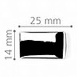 1-1/4" 2Z199 Series Cabinet Finger Pull, Polished Chrome Alt 3 - Image