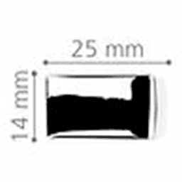 1-1/4" 2Z199 Series Cabinet Finger Pull, Polished Chrome Alt 3 - Image