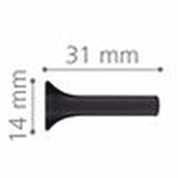 6-1/4" 2Z273 Series Cabinet Handle Pull, Polished Chrome Alt 3 - Image