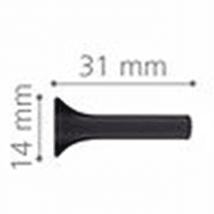 6-1/4" 2Z273 Series Cabinet Handle Pull, Matte Black Alt 3 - Image