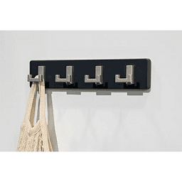 20mm 2Z313 Series Double Head Hook, Matte Black Alt 1 - Image