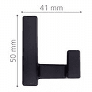 20mm 2Z313 Series Double Head Hook, Matte Gold Alt 3 - Image