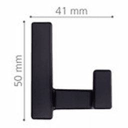 20mm 2Z313 Series Double Head Hook, Satin Nickel Alt 3 - Image