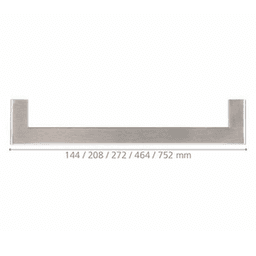 10-1/16" 33343 Series Cabinet Handle Pull, Brushed Stainless Steel Alt 2 - Image