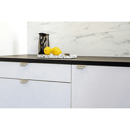 1-1/4" 33651 Series Cabinet Tab Pull, Matte Gold Alt 1 - Image