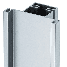 2.9m 33915 Series Vertical Channel Profile, Dark Bronze Main - Image