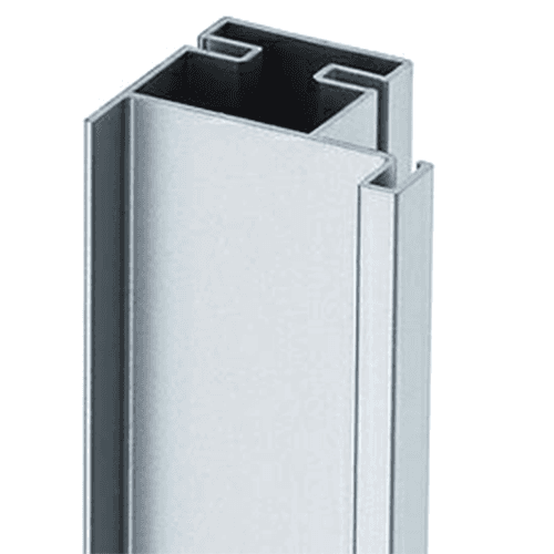 2.9m 33916 Series Vertical End Channel Profile, Clear Anodized Main - Image