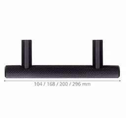 2-1/2" 33998 Series Knurled Cabinet Pull, Matte Gold Alt 2 - Image