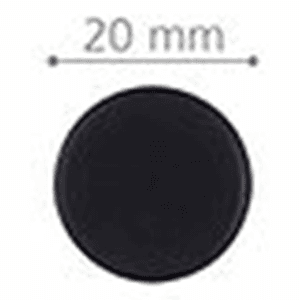 25/32" 44141 Series Cabinet Knob, Matte Black Alt 1 - Image
