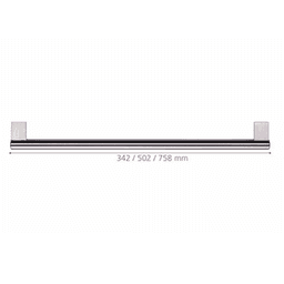 18-7/8" 44587 Series Appliance Pull, Brushed Stainless Steel Alt 1 - Image