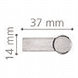 12-1/2" 44587 Series Appliance Pull, Brushed Stainless Steel Alt 2 - Image