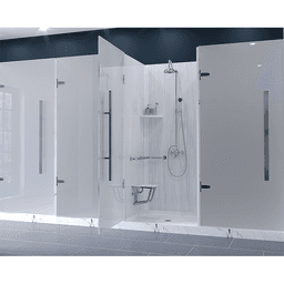 60" x 98" Shower Panel, Arctic White Main - Image