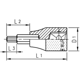 1/2" Hexagon Socket Bit :: Image 20