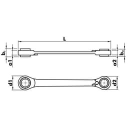 Double Box End Ratchet Wrench 4-in-1 :: Image 20