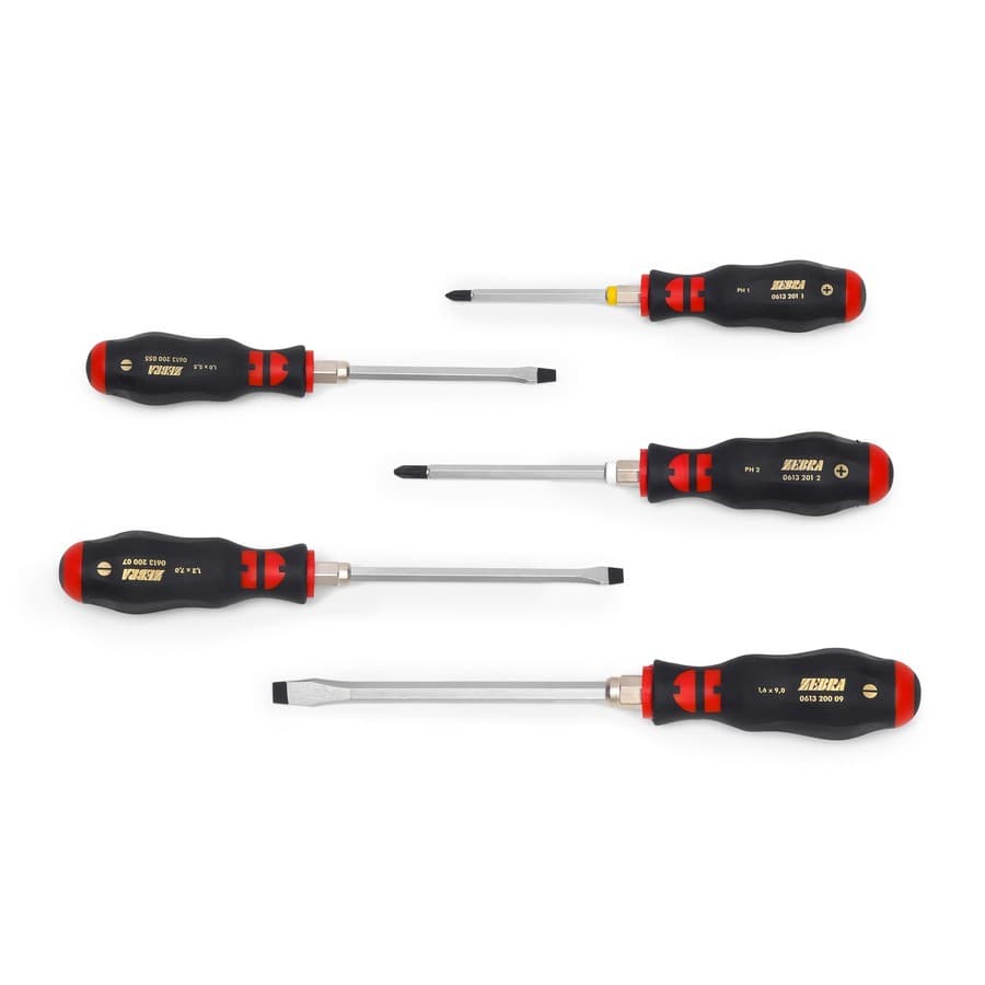 ZEBRA 3K Slotted and Phillips Head Screwdriver Set