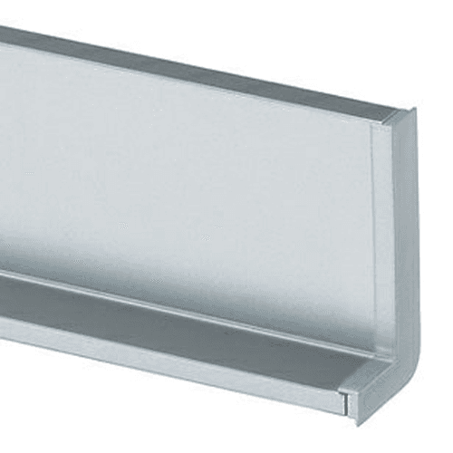 2-5/16" 6K376 Series Right Side L-Shape Cap, Silver Main - Image