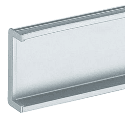 2-7/8&quot; 6K379 Series Left/Right Side C-Shape Cap, Matte Black Main - Image