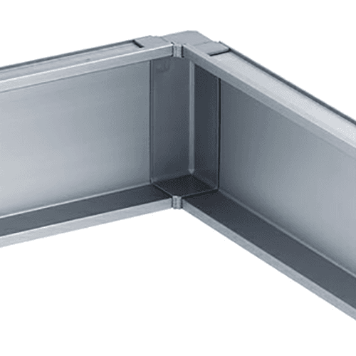 2-7/8" 6K399-C Series Inner Corner Channel, Nickel Main - Image