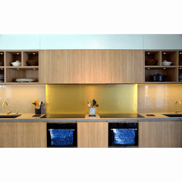 HPL Metal Laminate 704 Brushed Light Brass Aluminum, 48" x 96 - Alt Image 5