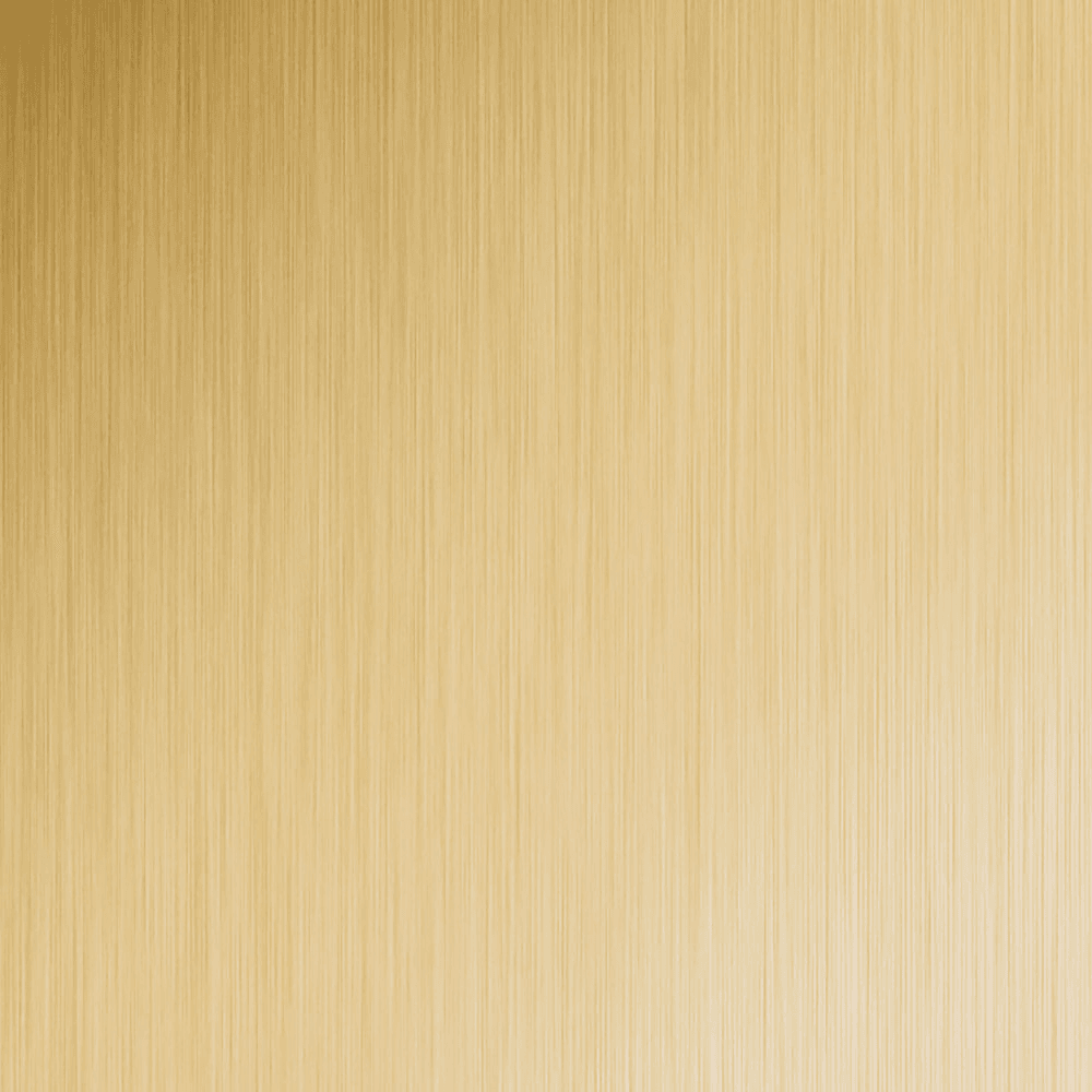 HPL Metal Laminate 704 Brushed Light Brass Aluminum, 48" x 96 - Main Image