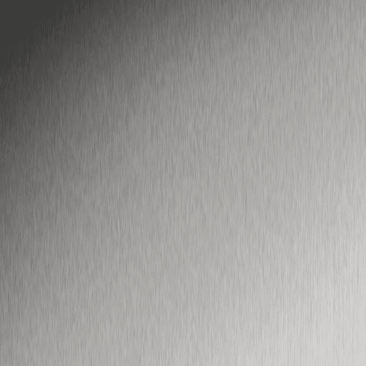 Metal Laminate 712 Brushed Stainless Steel, 48" x 96" - Main Image