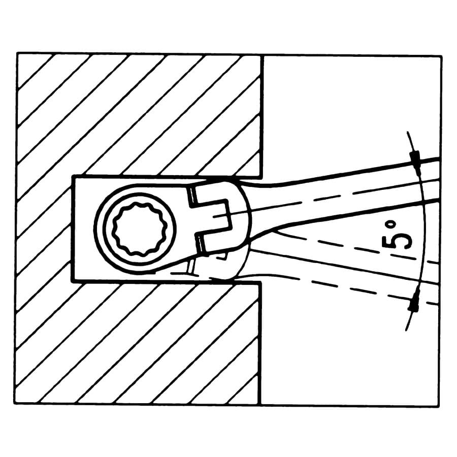 Ratchet Combination Wrench Flexible Joint :: Image 30