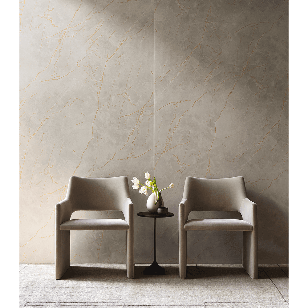 Formica Laminate 8253 Gold Veined Taupe Marble, Horizontal Postforming Grade InDepth Finish, 60" x 144" Alt 4 - Image