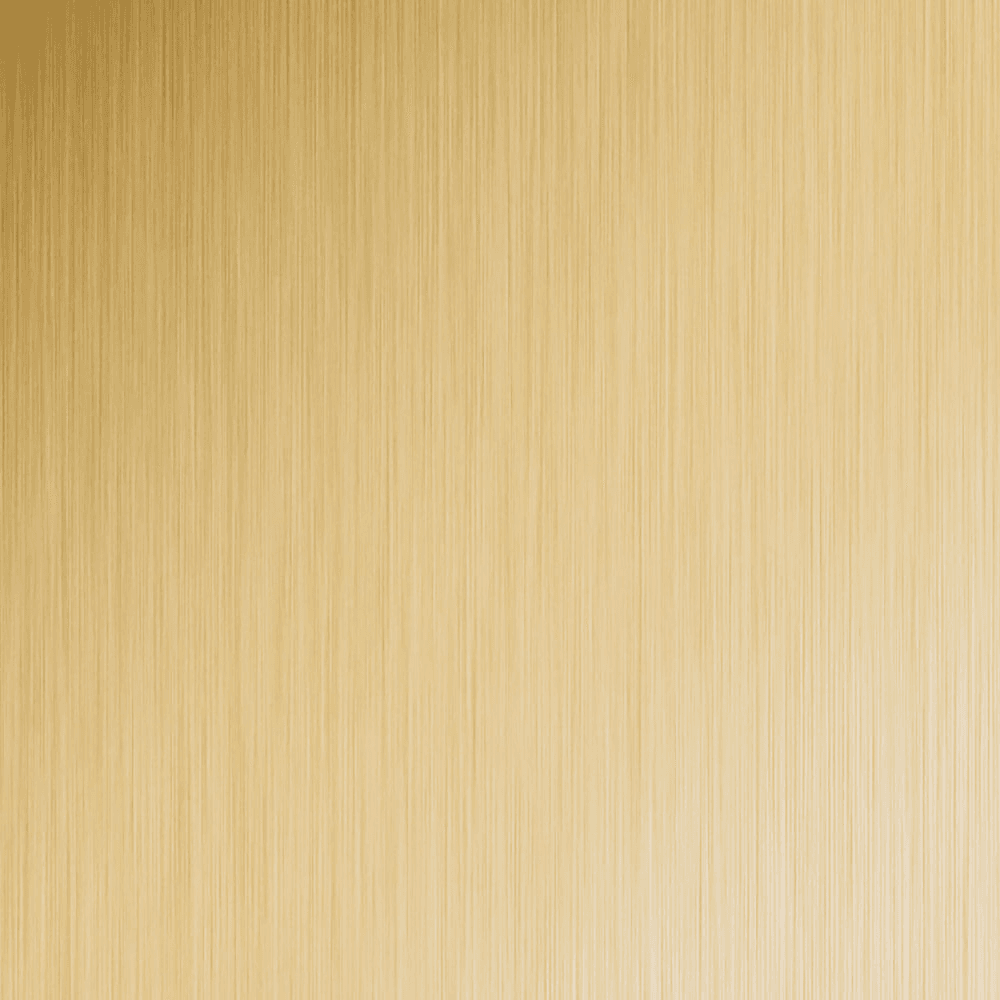 Solid Metal Laminate 904 Brushed Light Brass Aluminum, 48" x 120 - Main Image