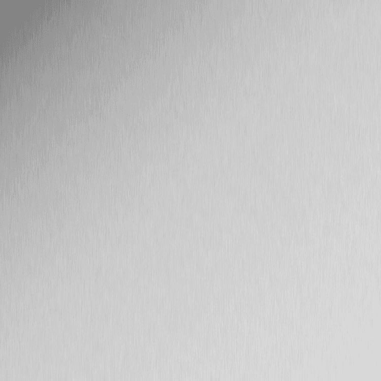 Solid Metal Laminate 909 Satin Silver Aluminum, 48" x 120" - Main Image