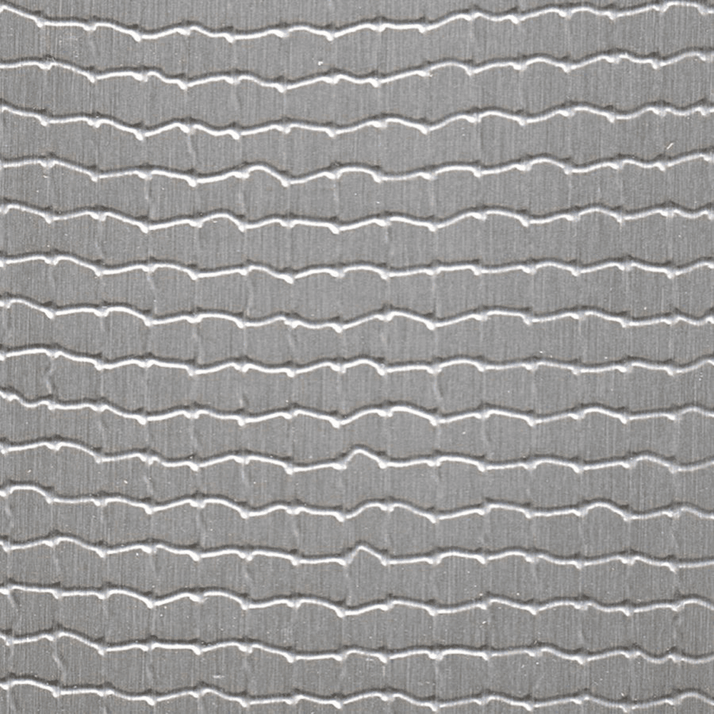 NuMetal HPL in Color 924 NTZ Brushed Aluminum Mesh, 96" x 48" for Vertical & Light-Duty Horizontal Applications