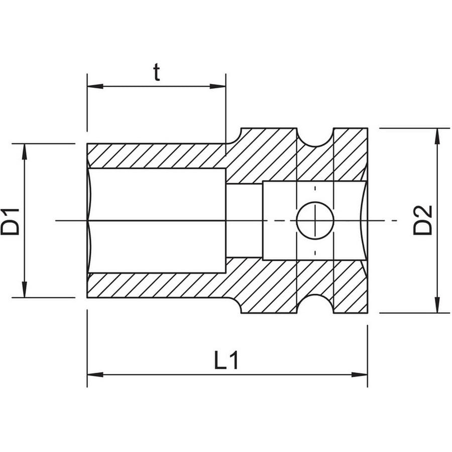1/2" Impact Socket Metric Short :: Image 20