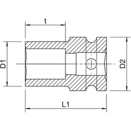 1/2" Impact Socket Metric Short :: Image 20