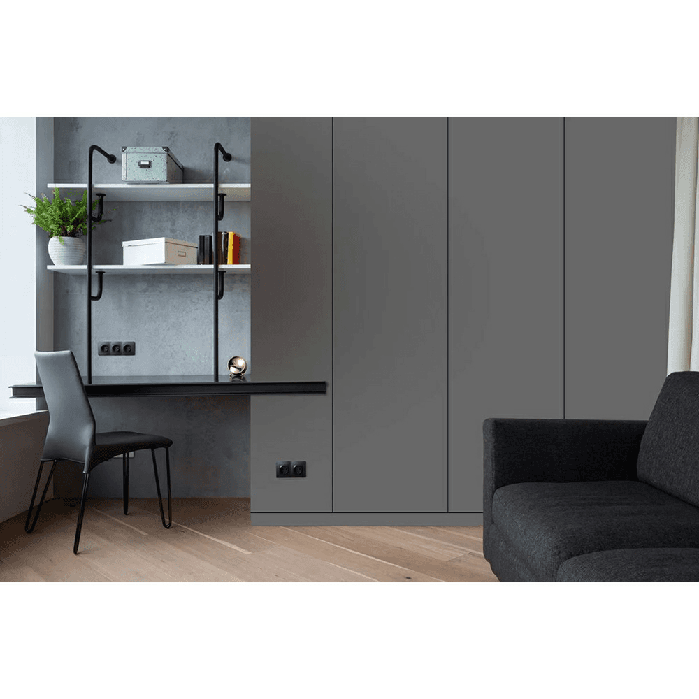 Greenlam Laminate 9853 Anthracite, Anti-Fingerprint Finish, 48" x 120" - Alt Image 2