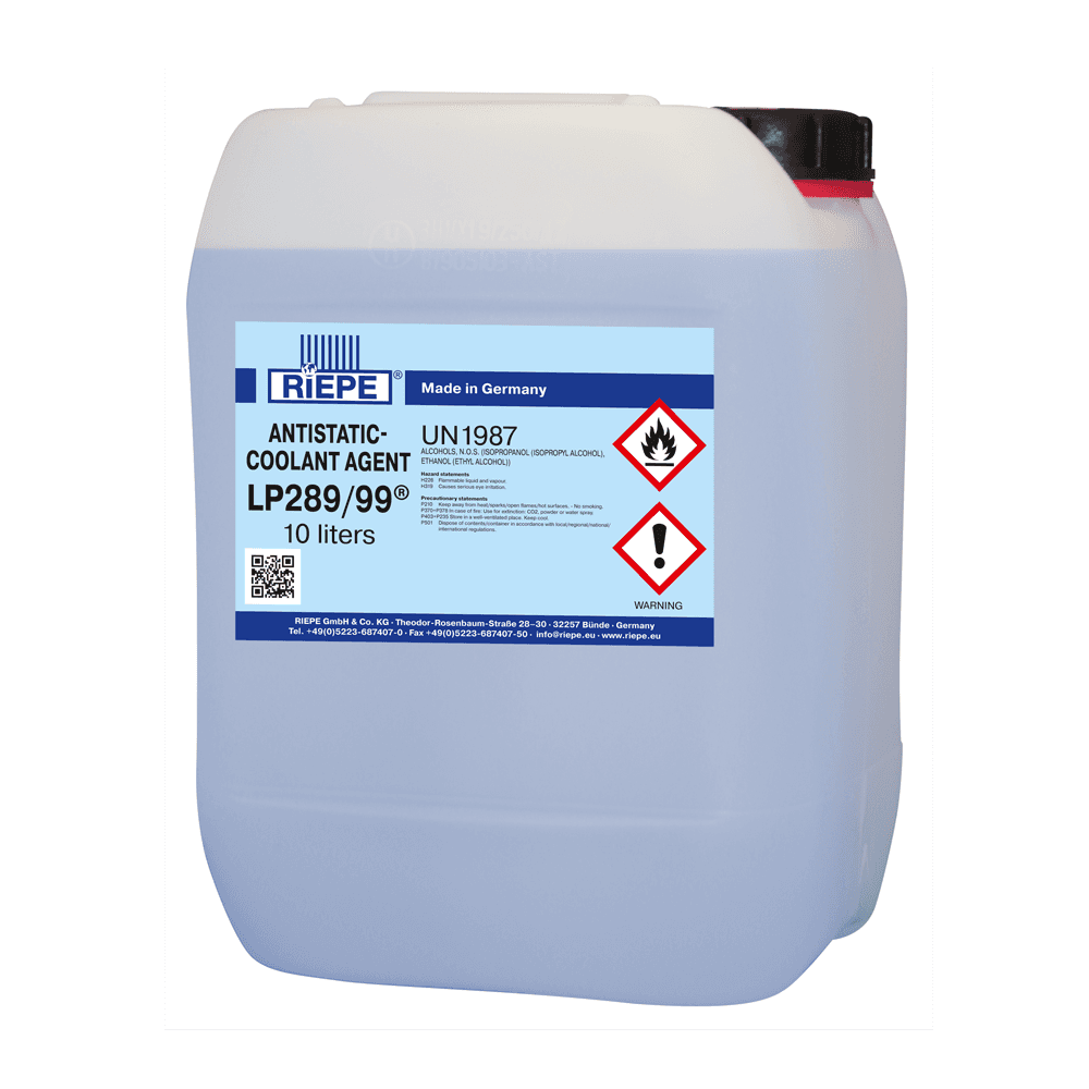 Riepe LP289/99 Antistatic-Coolant After Pressure Zone Blue 2.64 Gallon - Main Image