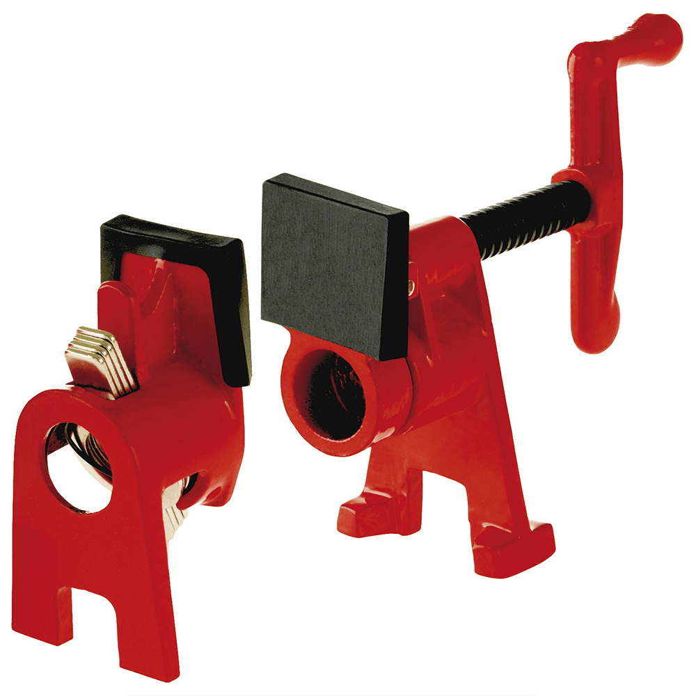 8-1/2" x 3/4" Diameter H-Style Pipe Clamp, 2-1/8" Throat Depth - Main Image