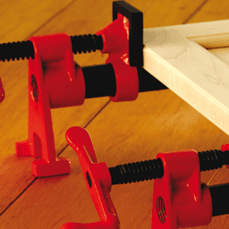 8-1/2" x 3/4" Diameter H-Style Pipe Clamp, 2-1/8" Throat Depth - Alt Image 2