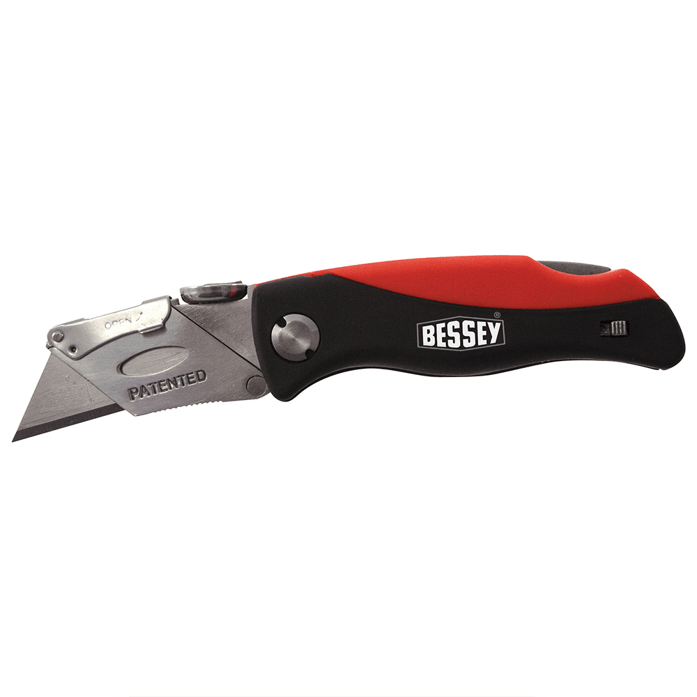 Folding Utility Knife with ABS Comfort Grip Handle - Main Image