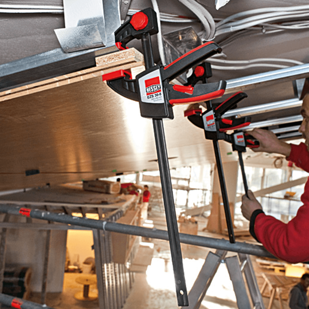 12" One Handed EZS Clamp, 6-1/2" - 20" Spread - Alt Image 4