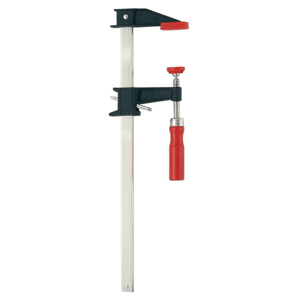 12" Clutch Style Bar Clamp with Wood Handle, 2-1/2" Throat Depth - Main Image