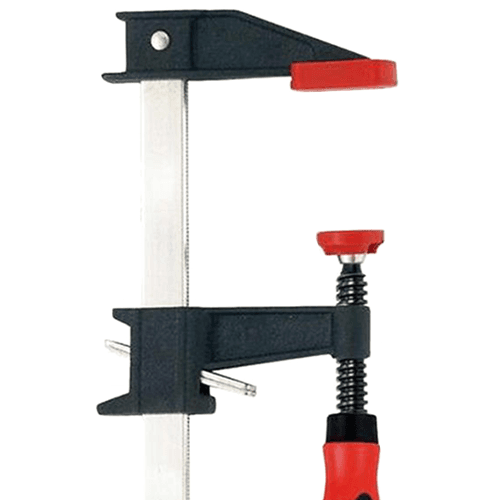 12" Clutch Style Bar Clamp with Wood Handle, 3-1/2" Throat Depth - Alt Image 1