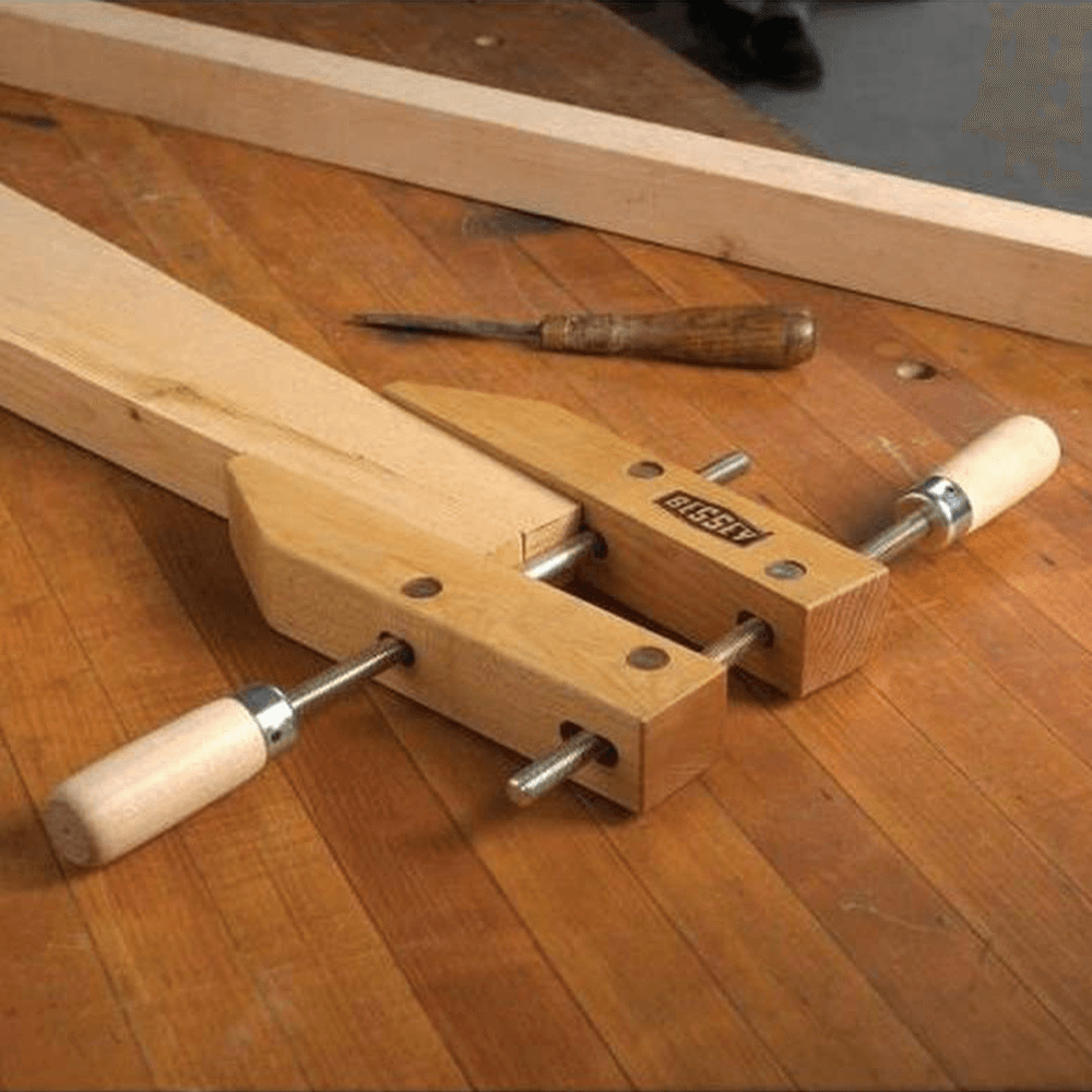 7" Wood Handscrew Clamp, 10" Jaw Length - Alt Image 1